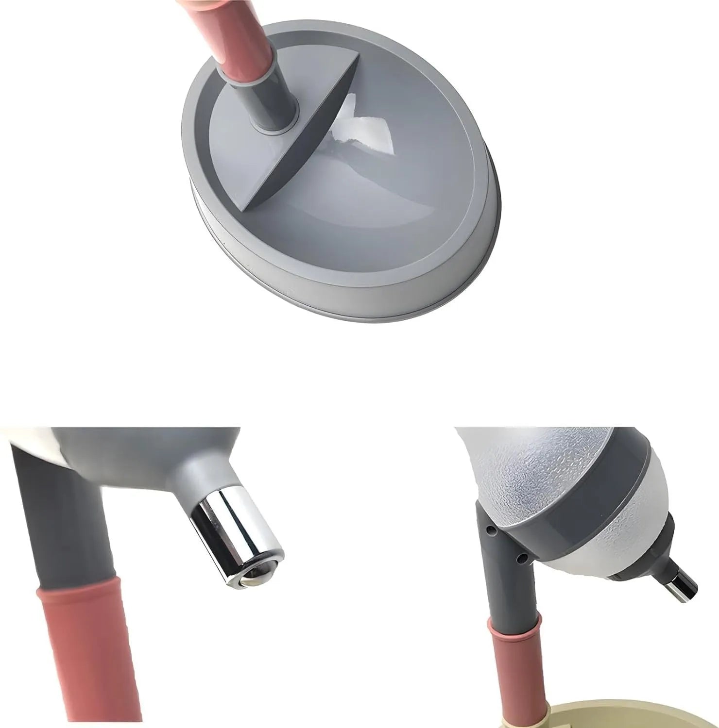 Green adjustable height pet water dispenser with detachable pole and ball-tip drinking nozzle
