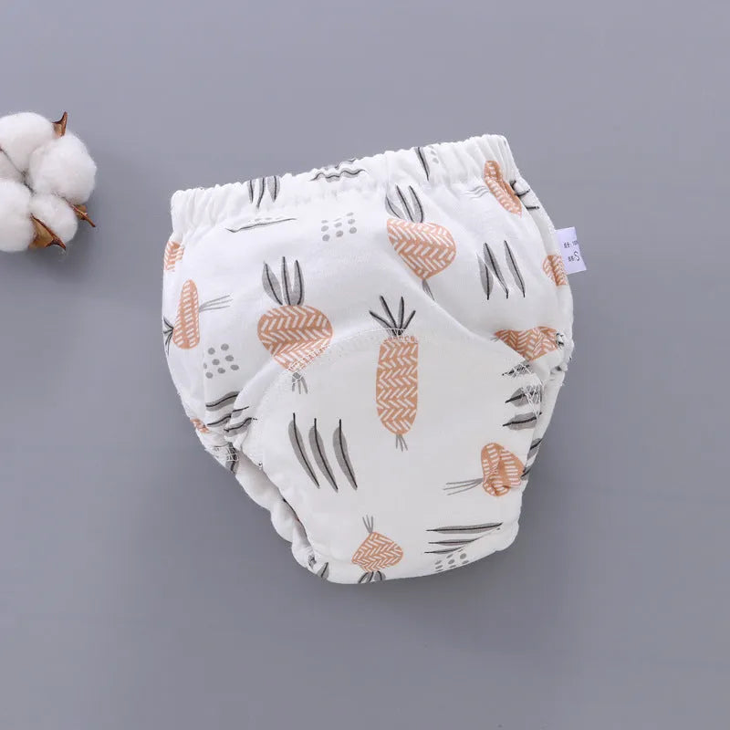 Pure cotton baby training pants, 6-layer gauze, washable diaper cover for potty training
