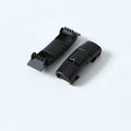 Pair of 8mm wide flat press lock elastic shoelaces in assorted colours.