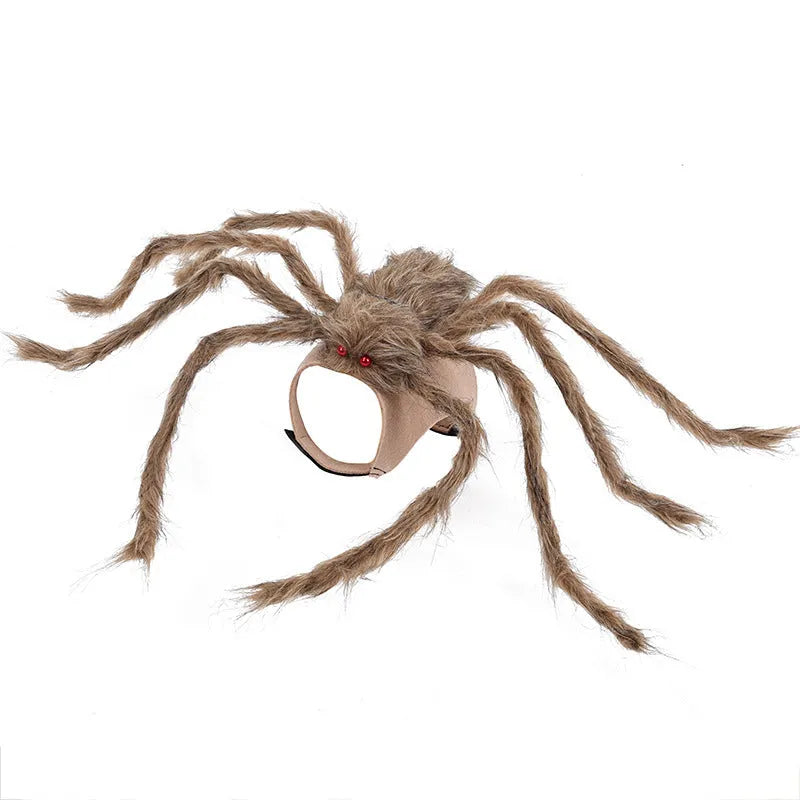 Halloween spider pet costume for cats and dogs in multiple sizes and colours
