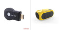 M24 micro mini portable LED projector in gold or white with 640×360p resolution on ABS casing
