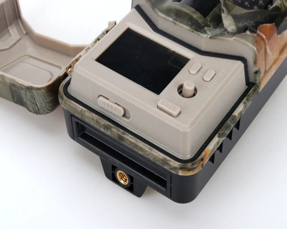 Outdoor Bluetooth hunting camera with camouflage finish for wildlife monitoring and security applications