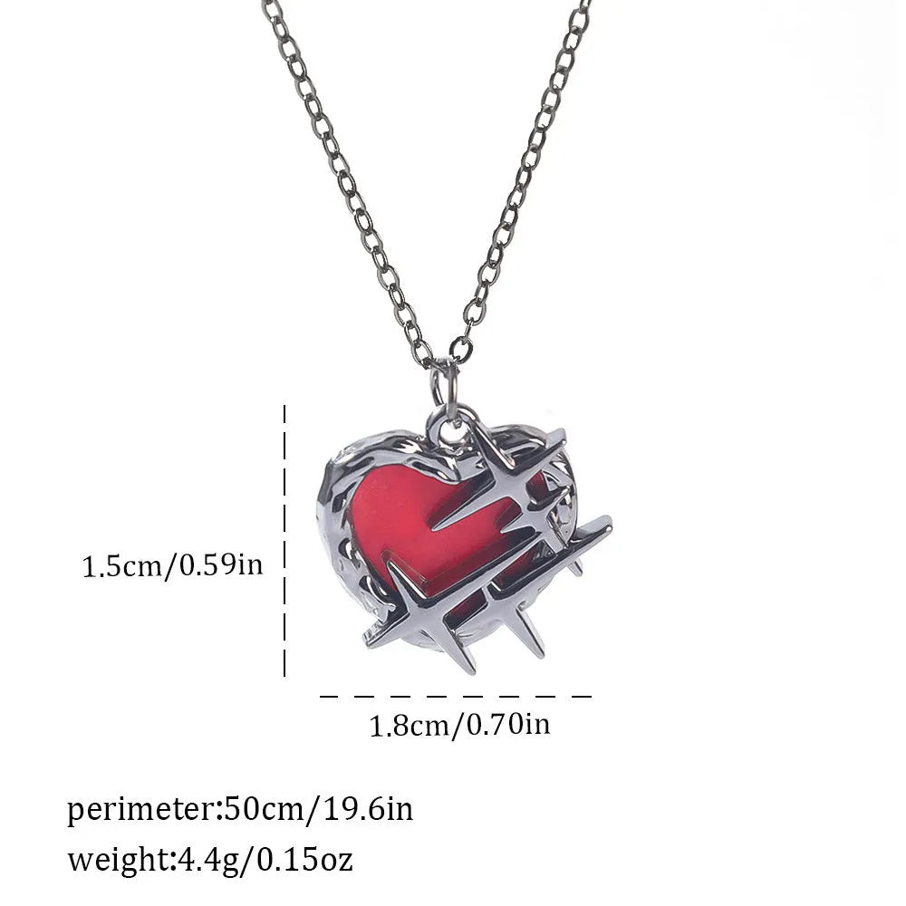Dark style Halloween necklace with electroplated zinc alloy spider or bat pendant for Gothic costume wear