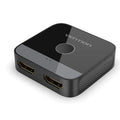 Grey alloy HDMI computer distributor for TV line audio video conversion