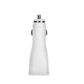White QC2.0 single port USB car charger for vehicle smartphone charging