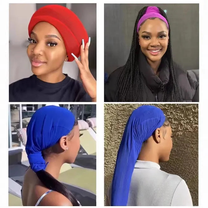 High elasticity adjustable mesh wig cap in multiple colours including leopard print.