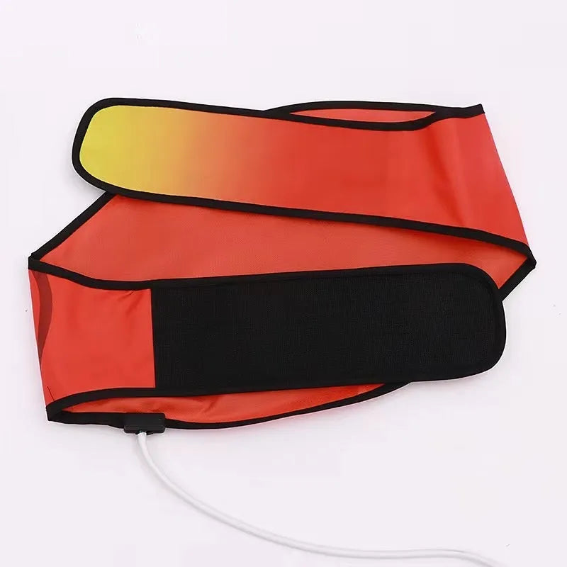 Hot compress waist support sauna massage belt for yoga and fat reduction