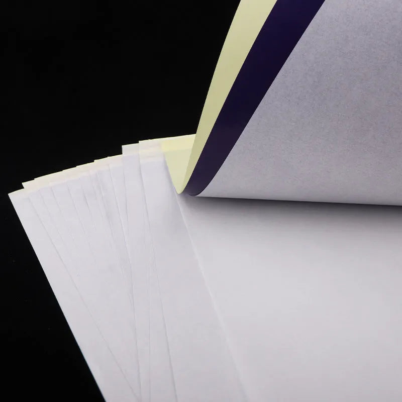 A4 tattoo transfer paper pack for creating stencils with transfer paste gel.