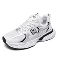 Men's casual running shoe in mesh with a plastic sole, shown in a choice of colours.