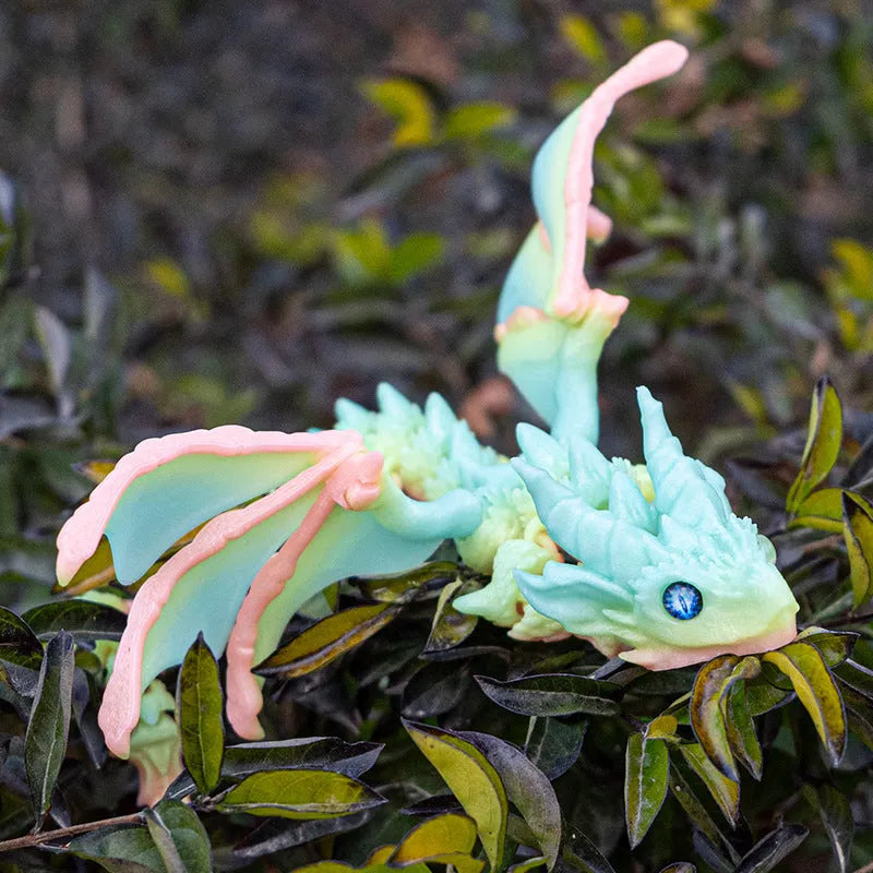 Flying Dragon Wings decoration toy in PLA plastic, showing detailed wing design and colour options.