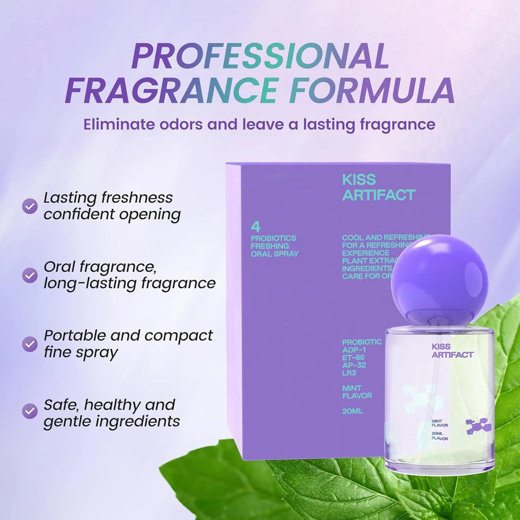 20ml portable oral hydrating spray bottle for dry mouth and lips.