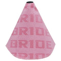 Canvas dust cover for Bride and Recaro bucket seats shown in black and red colour options.