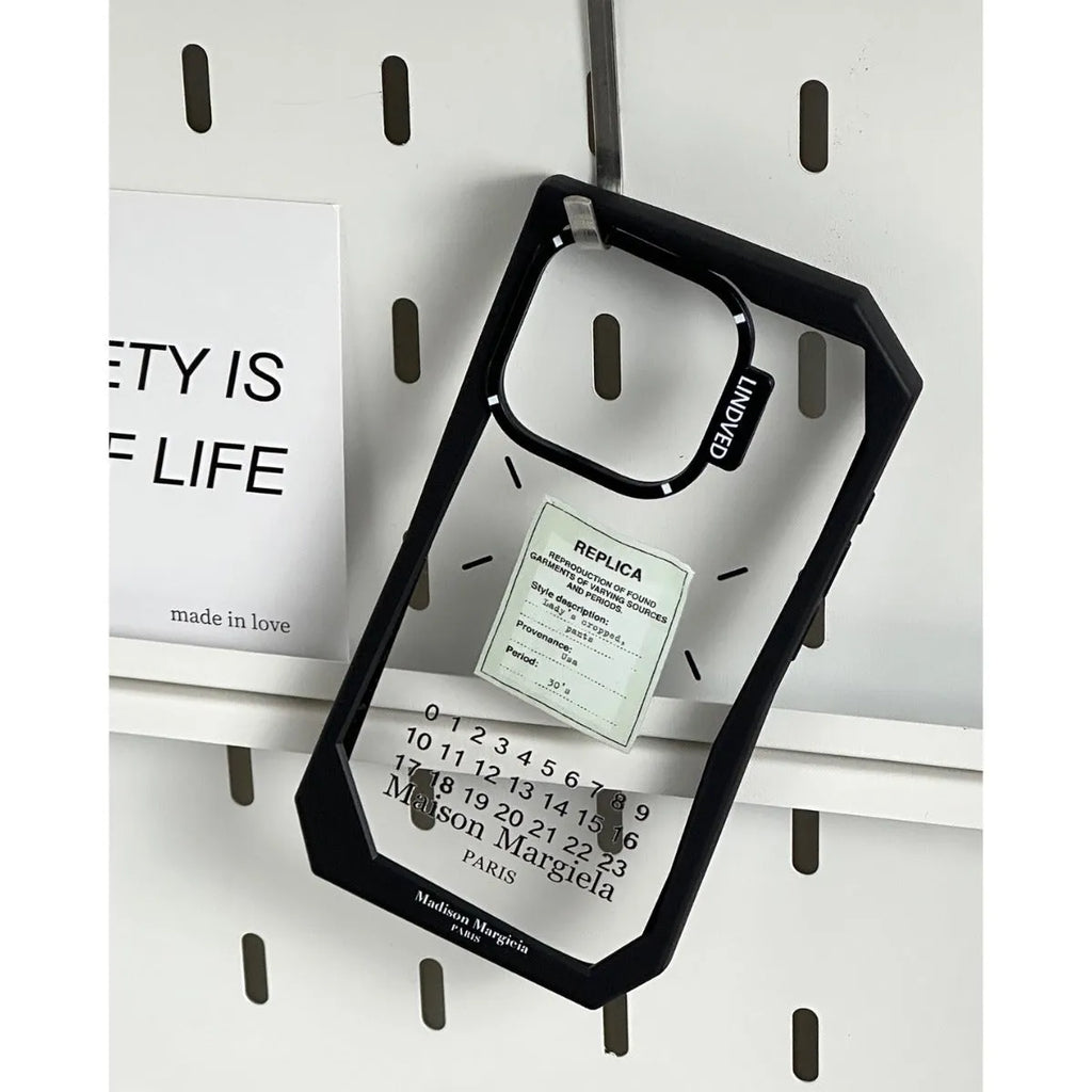 Irregular Cold Wind digital label TPU phone case for Apple iPhone, shockproof, available in multiple colours