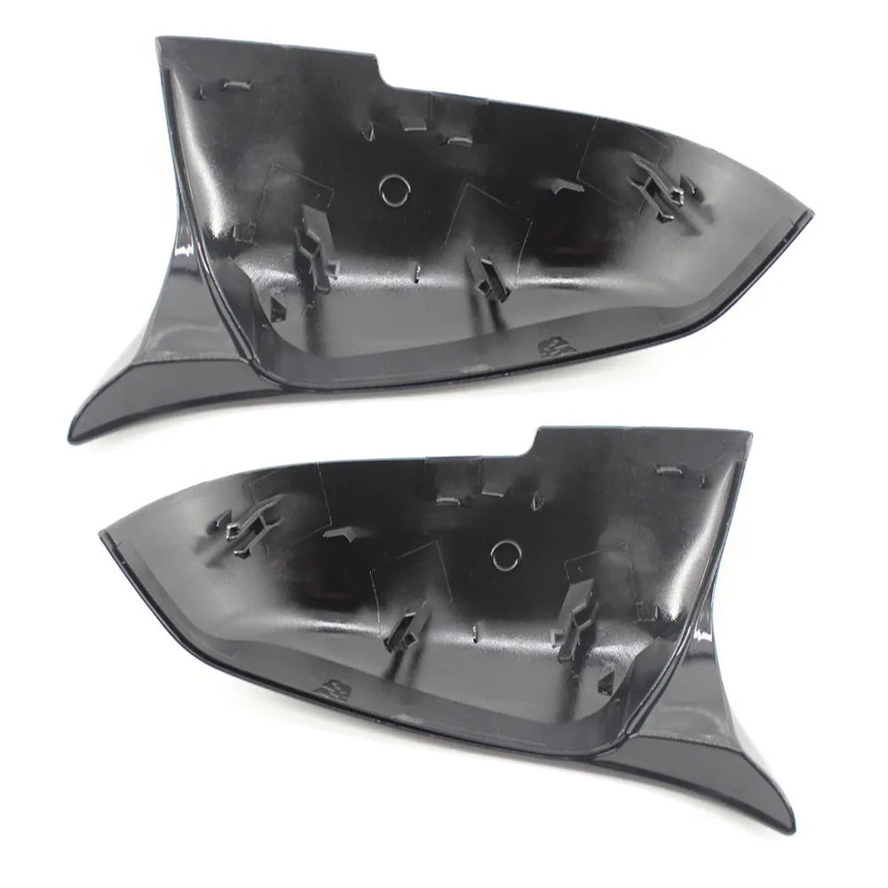 BMW F-series modified horn rear-view mirror shells in paint bright black finish