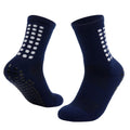 Breathable basketball socks with non-slip rubber studs sole in polyester cotton fabric