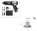 Handheld cordless vacuum cleaner unit for use in cars and homes, showing its portable design.