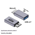 USB AM male to Micro-B male adapter cable for connecting older hard drives