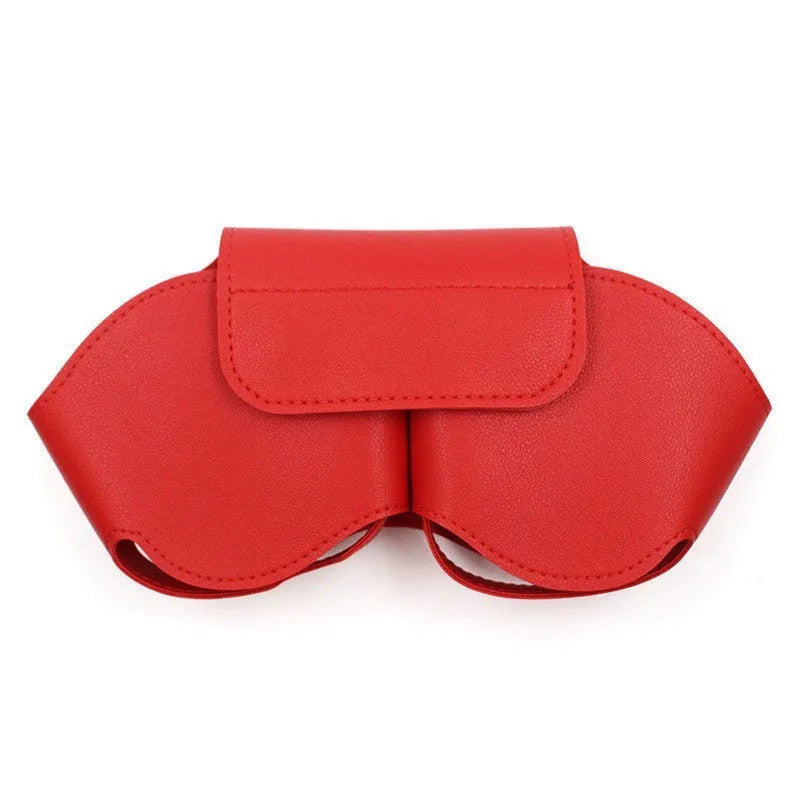PU leather protective case for Apple AirPods Max headphones with zip closure