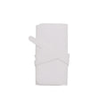 12x12cm leather and microfiber jewellery pouch in beige, brown, gray, pink or white for earrings, rings and watches