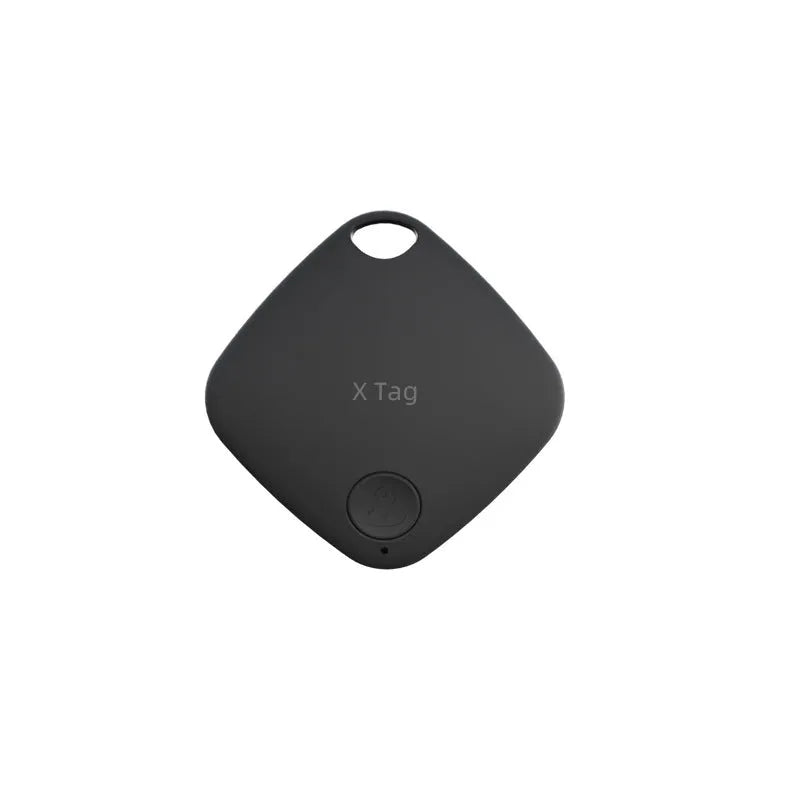 Small black Bluetooth tracker device for anti-lost positioning of keys and wallets