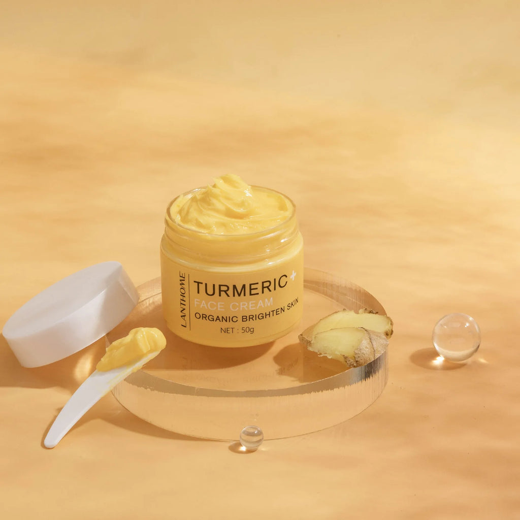 Turmeric skin care set with 50g turmeric cream and 30ml turmeric oil for universal skin types