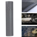 Perforated automotive colour change vinyl film sheet measuring 30cm by 106cm.