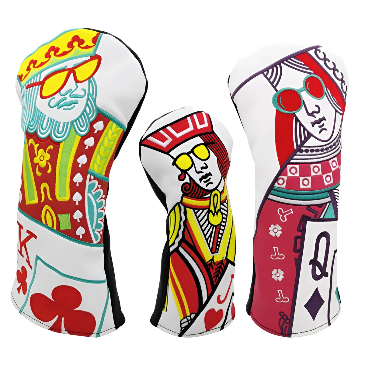 Golf club cover for driver with pole sleeve fit in multiple colour options