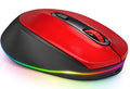 24g lightweight wireless ergonomic mouse with USB charging cable in multiple colour options
