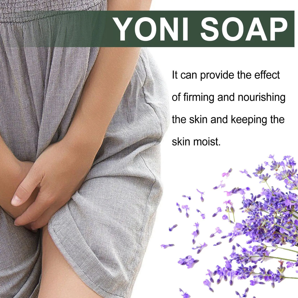 Gentle deep cleansing shower soap bar in lavender flavour, suitable for universal skin type, individually wrapped