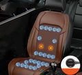Car seat ventilation cushion with integrated cooling fans in black colour