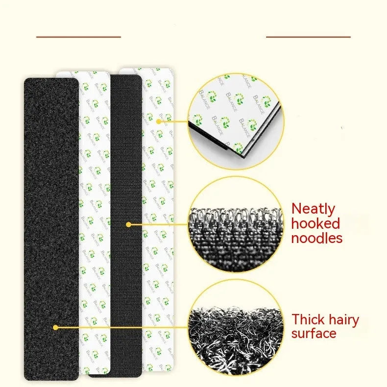 Double-sided adhesive tape for car and motorcycle licence plate fixing showing right-angled format