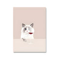 40x60cm modern simplicity decorative canvas painting for bedroom walls with white border
