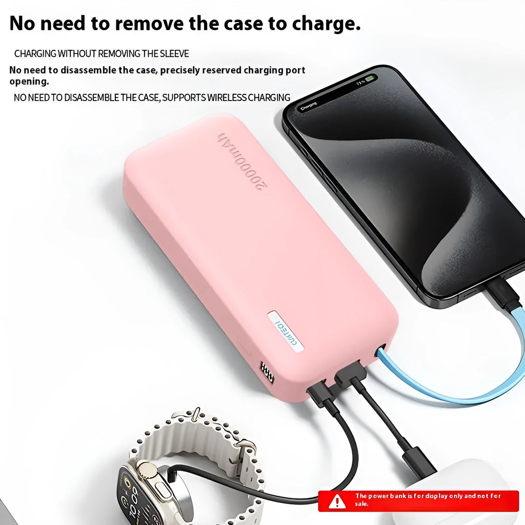 Silicone protective cover for Cool CP25 20000 mAh power bank in grey, black, and pink.