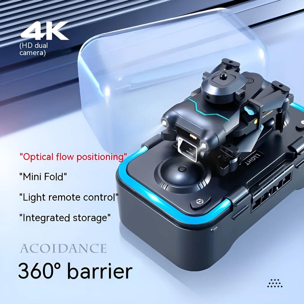 S96-black four-axis drone with obstacle avoidance and 4K camera for aerial photography
