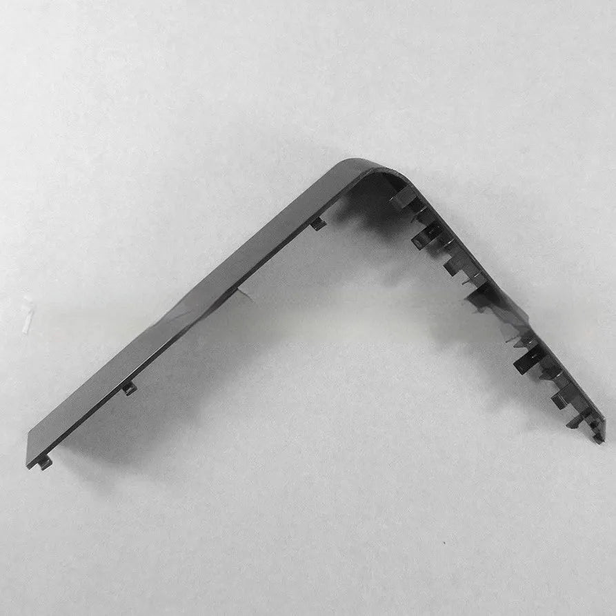 Black and white plastic hard disk baffle cover for PC drive bays