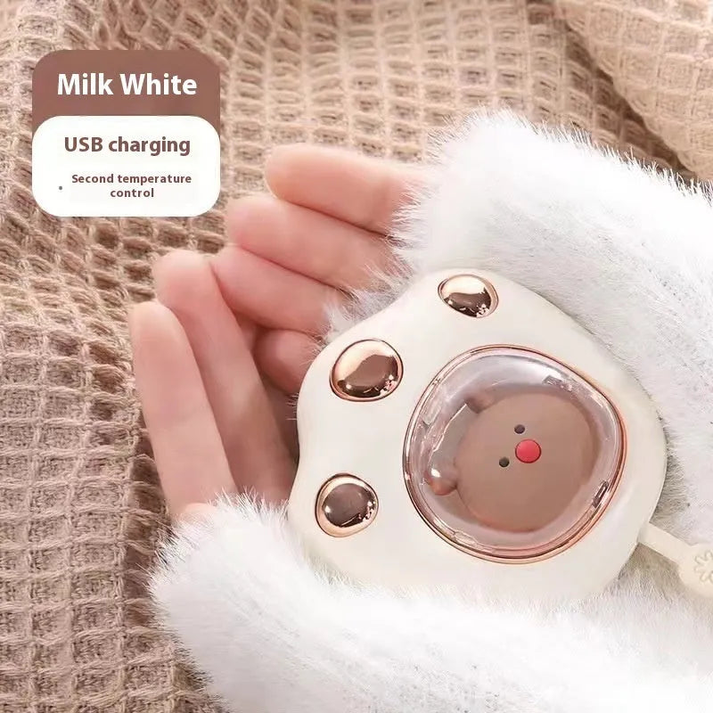 USB digital hand warmer heating pad in chosen colour with display.