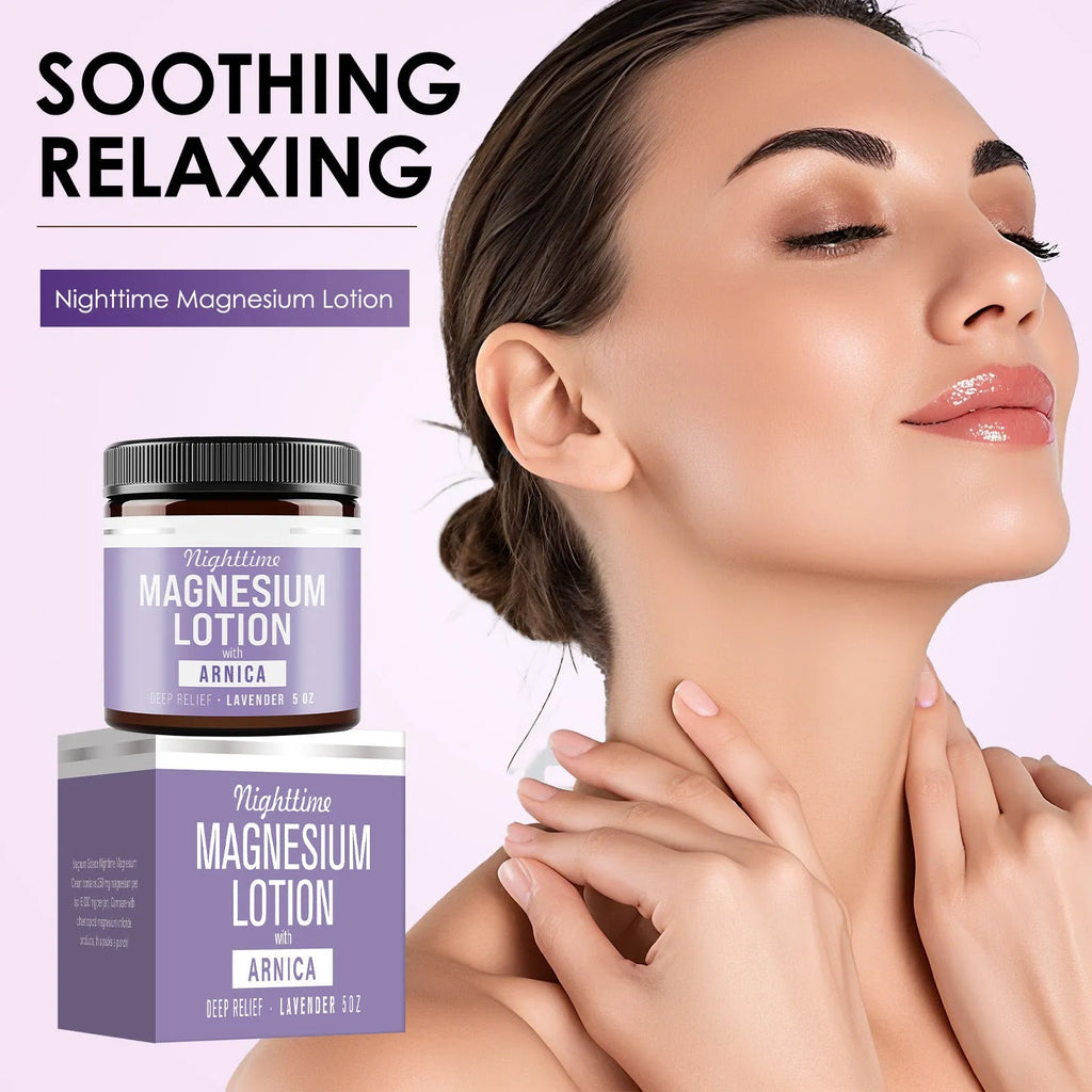 150ml tub of magnesium body butter cream with shea butter and grape seed oil