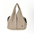 Medium apricot cloth pet summer handbag carrier for small dogs and cats