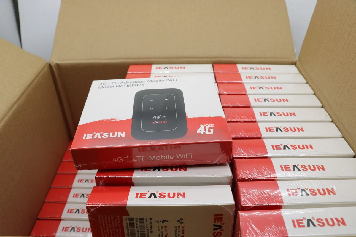 Black 4G portable wifi wireless hotspot router with USB power, 150Mbps, built-in firewall