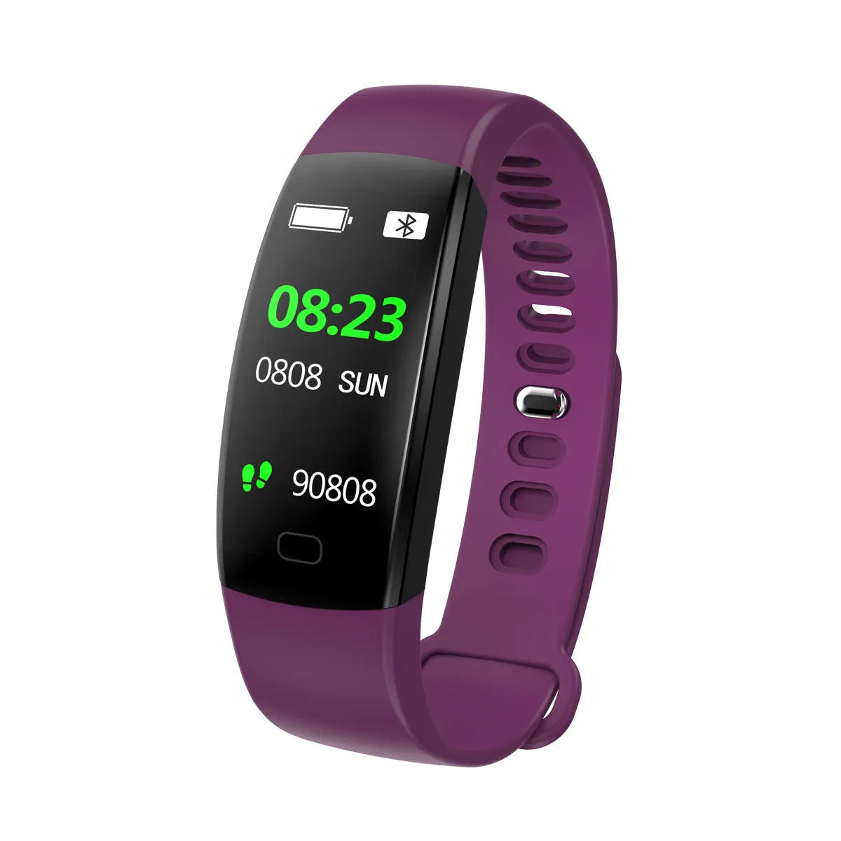 F64 Smart Bracelet Sports Bluetooth Watch in blue, black, pink, red or purple, 43.5 x 20.5 x 11.5mm, touch screen, USB 3.0, 90 mAh.