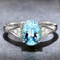Women's zircon ring with natural stone inlay showing heart pattern in red colour