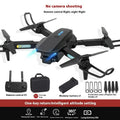 S138 black and carbon fibre folding drone with dual cameras for obstacle avoidance aerial photography