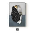 Abstract geometric canvas painting wall art poster in modern design