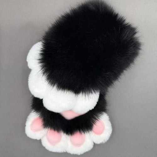 Colourful nylon animal claw cosplay gloves for fancy dress and Halloween costumes.