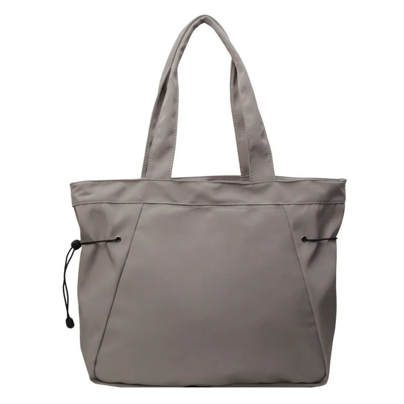 Soft foldable Oxford cloth tote bag in street style with shoulder strap