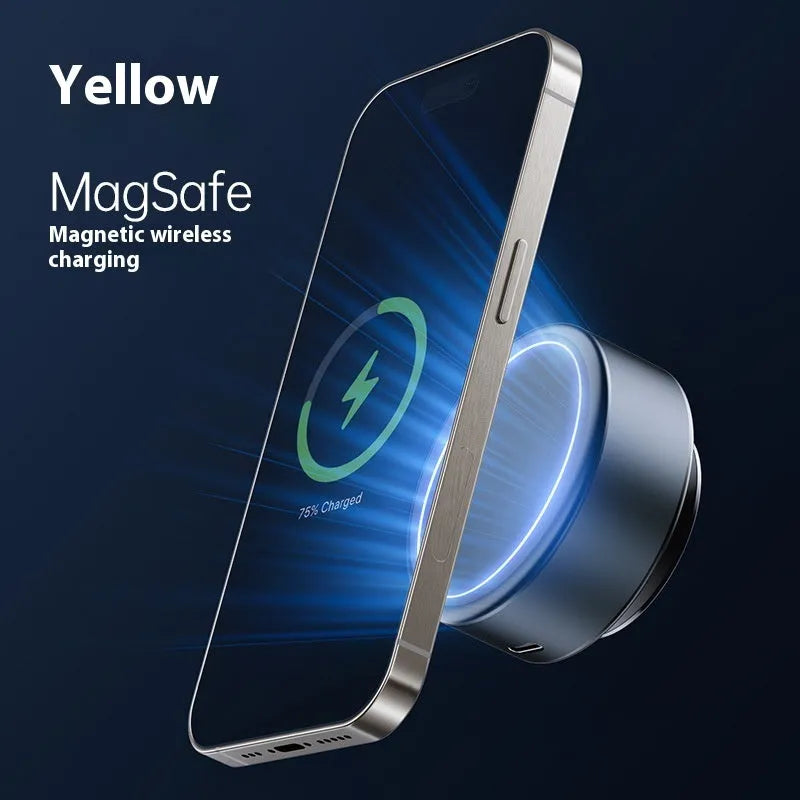 Alloy vacuum suction mobile phone bracket in silver on car dashboard for hands-free use