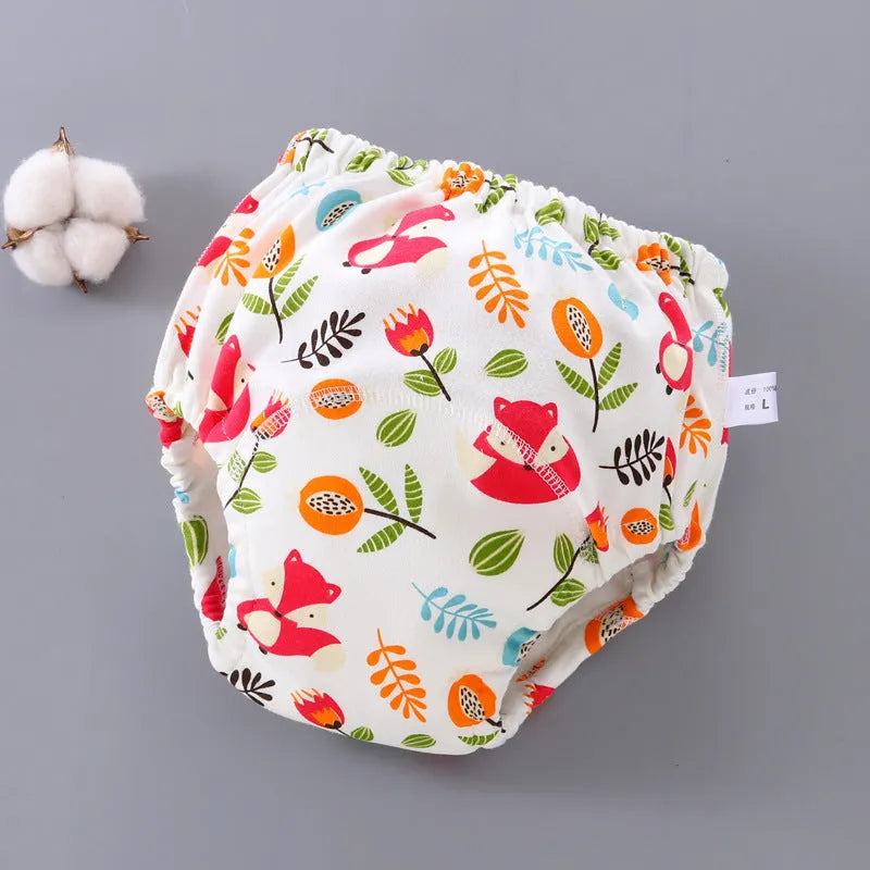 Pure cotton baby training pants, 6-layer gauze, washable diaper cover for potty training