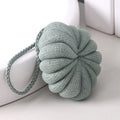 Japanese style 50g PE bath flower ball in green, 10x10cm mesh shower sponge