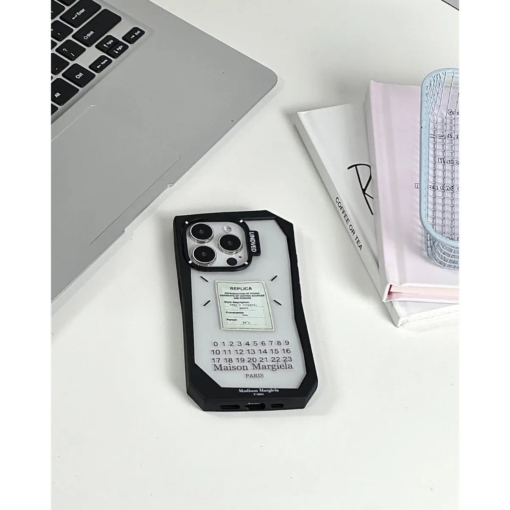 Irregular Cold Wind digital label TPU phone case for Apple iPhone, shockproof, available in multiple colours