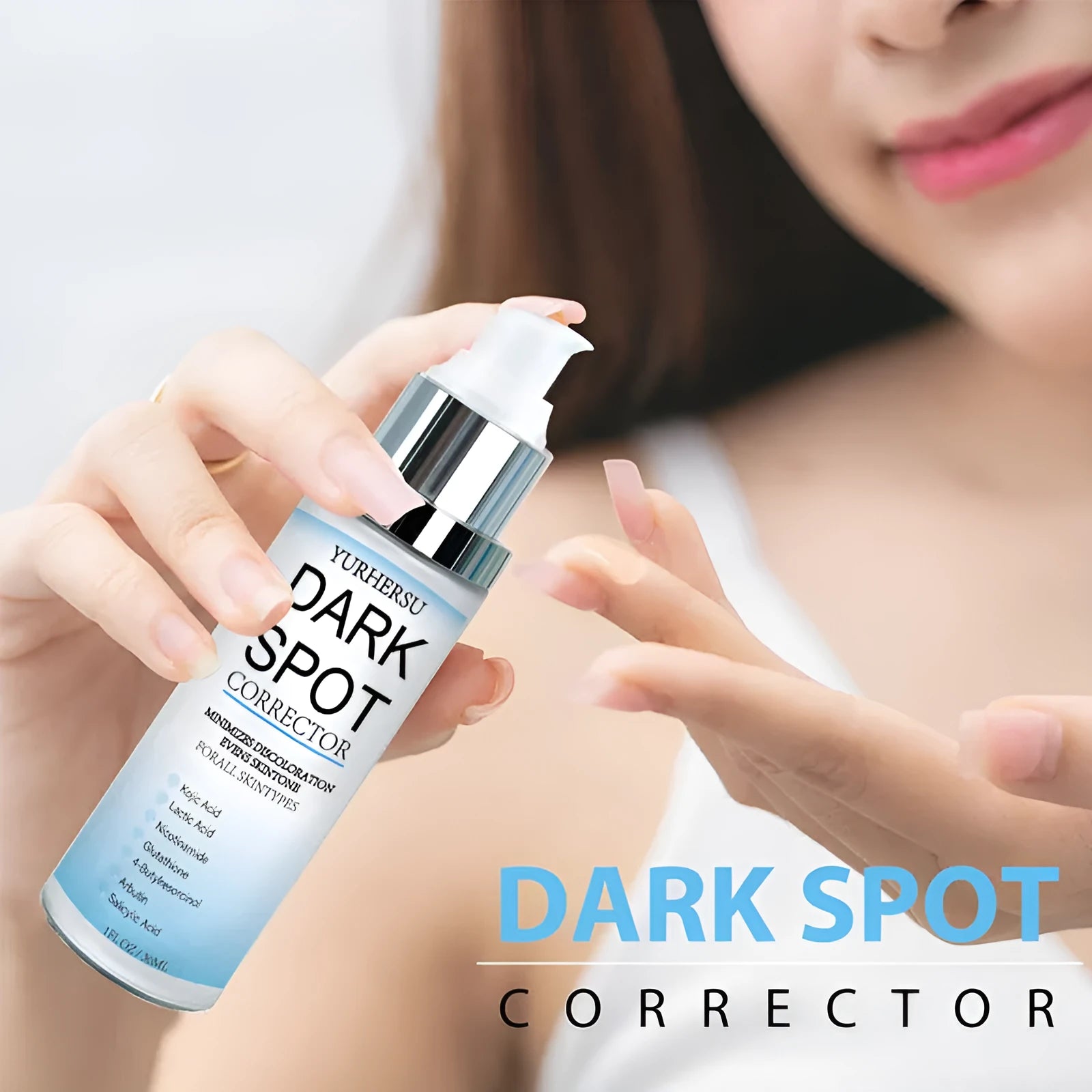 Spot lightening essence bottle for brightening and moisturising universal skin types
